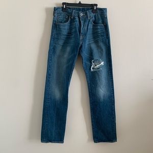 Levi’s 501 Original Distressed Jeans Sz 29 x 32